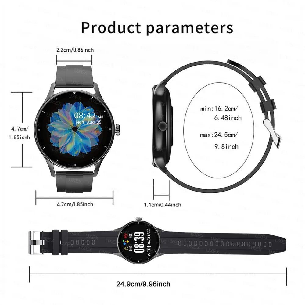 Fashion Smart Watch Plus 1.55 HD For Men And Women App Control BT Call Health Tracker Custom Photo Surprise Gift Business Watchs