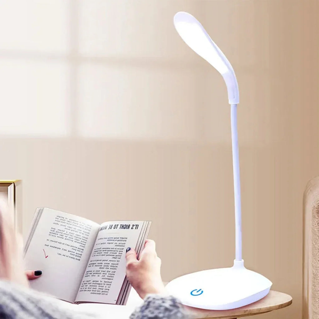 LED Reading Desk Lamp Portable Desk Lamp USB Charging Table Light Touch Dimming Learn Eye Protection Light Room Office Lighting