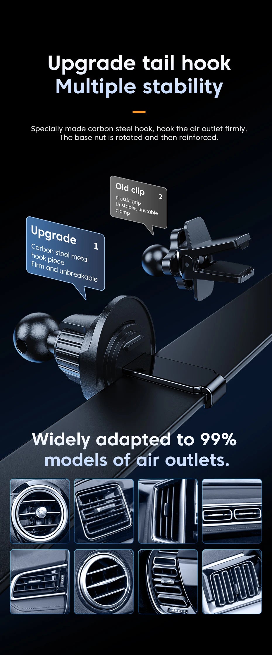 Universal Car Wireless Charger Auto Car Mount Phone Holder Stand 15W Fast Charging For iPhone Xiaomi Samsung Intelligent Sensing