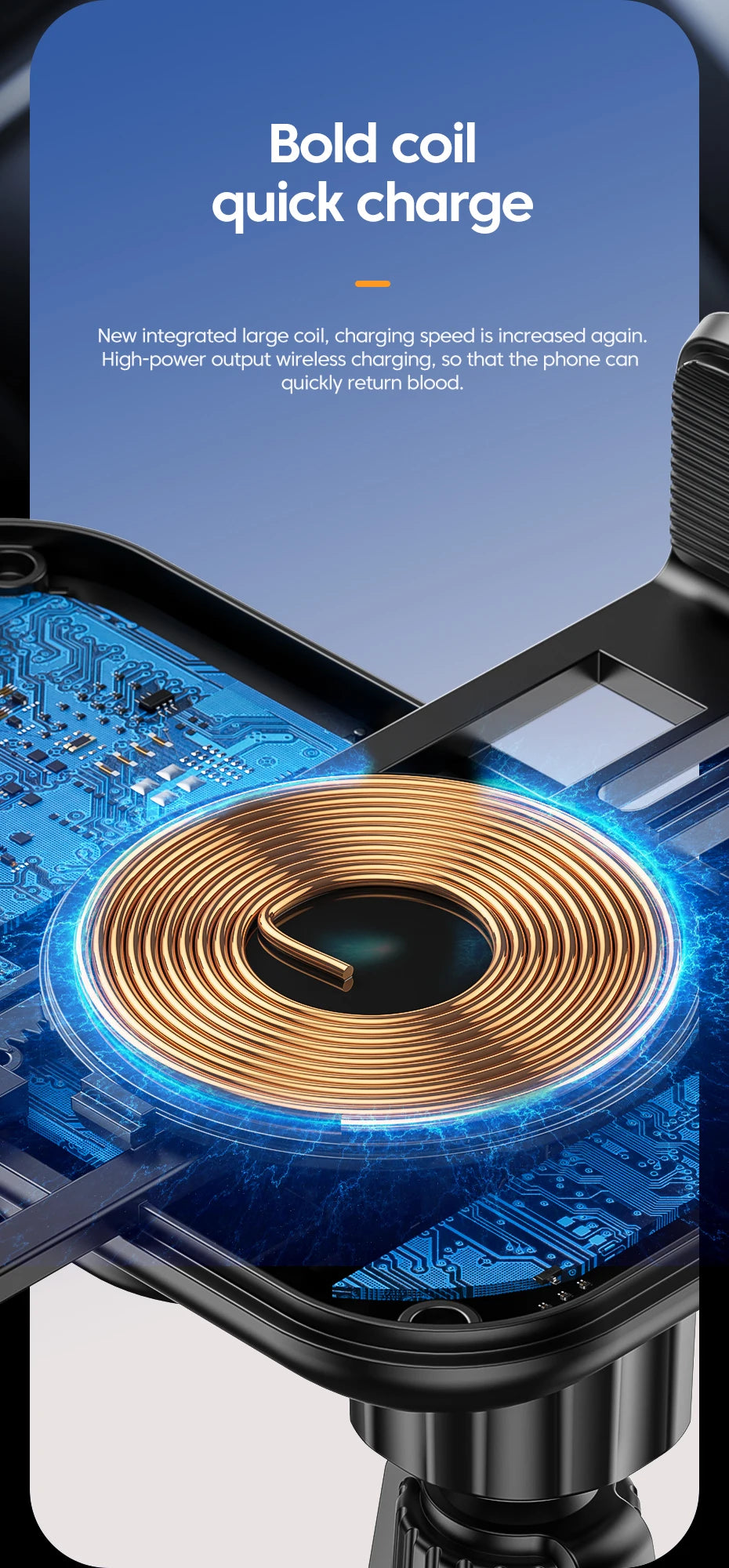 Universal Car Wireless Charger Auto Car Mount Phone Holder Stand 15W Fast Charging For iPhone Xiaomi Samsung Intelligent Sensing